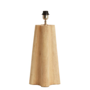 Houten lampvoet conisch vormig Light & Living Navelli - H 40 cm