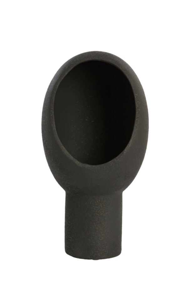 Ovale tafellamp zwart cement Light & Living Monk - H 46 cm - Image 3