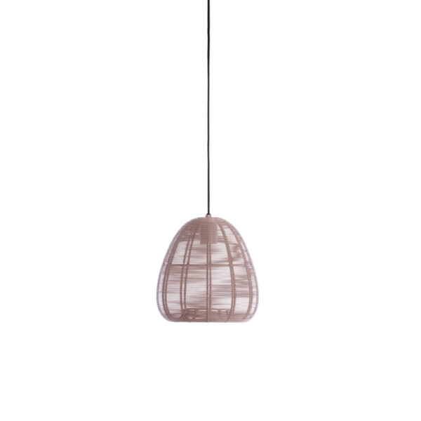 Koepelvormige rotan hanglamp naturel Light & Living Oliveria - Ø 25 cm