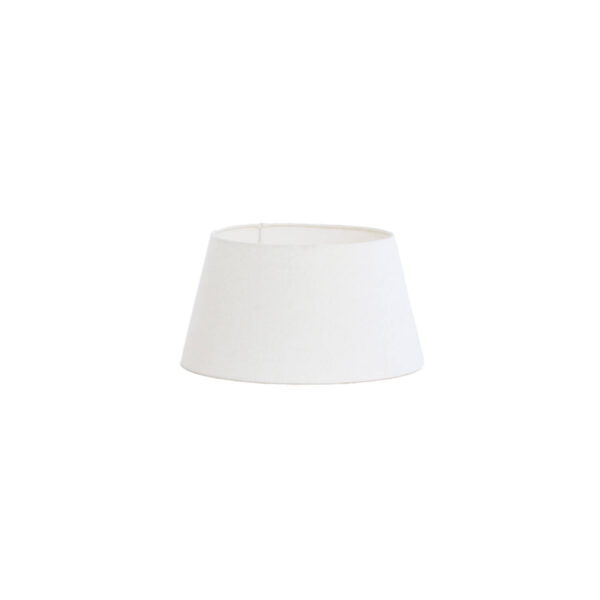 Witte lampenkap stoffen materiaal Light & Living Livigno - Ø 35 cm