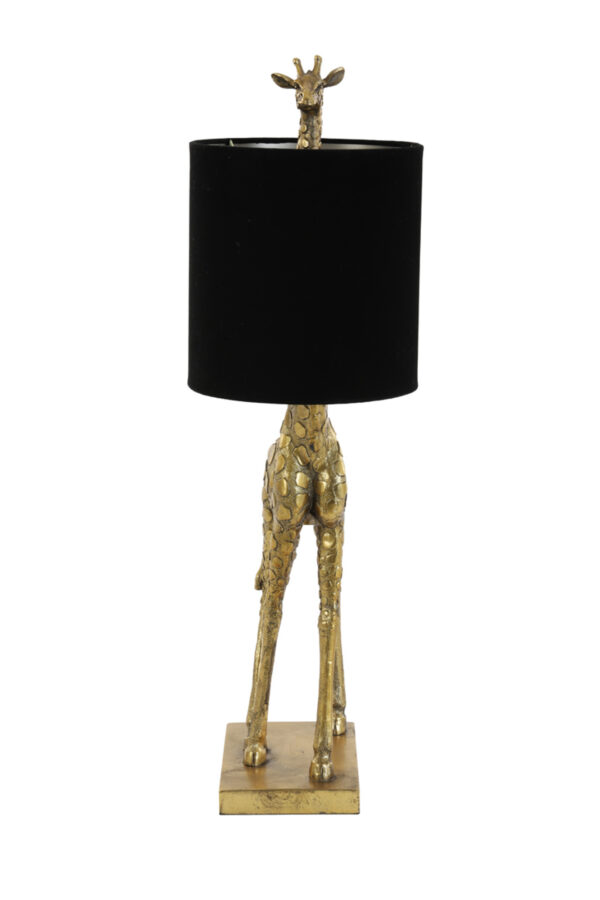 Giraffe tafellamp goudkleurig Light & Living Giraffe - H 68 cm - Image 7