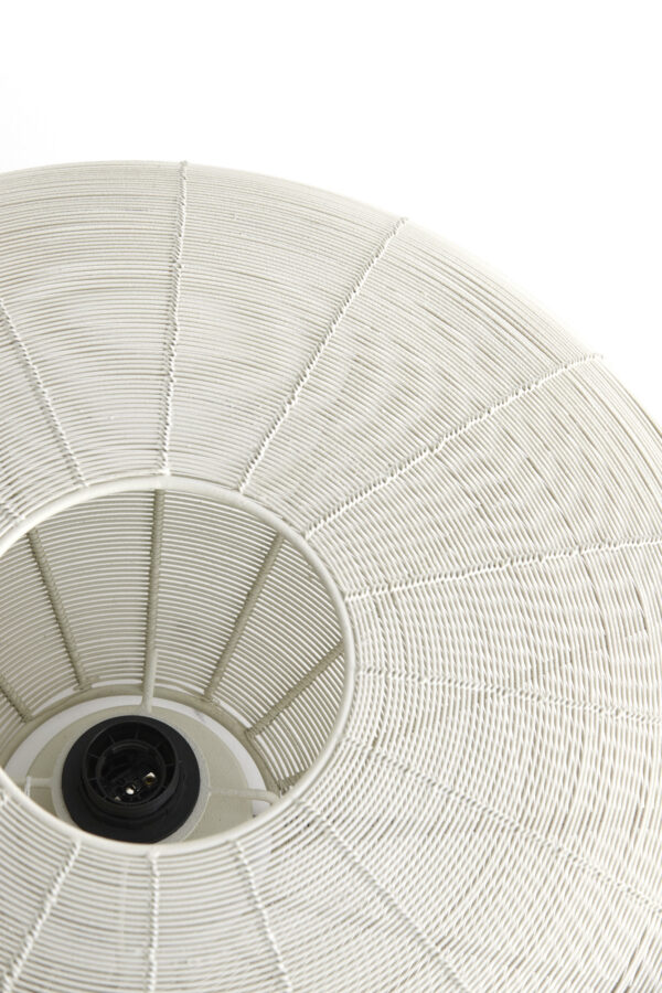 Beige ronde hanglamp met draadkap Light & Living Bahoto - B 40 cm - Image 7