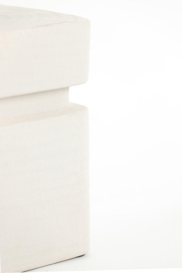 Witte vierkante lampenvoet Light & Living Amta - H 32 cm - Image 6