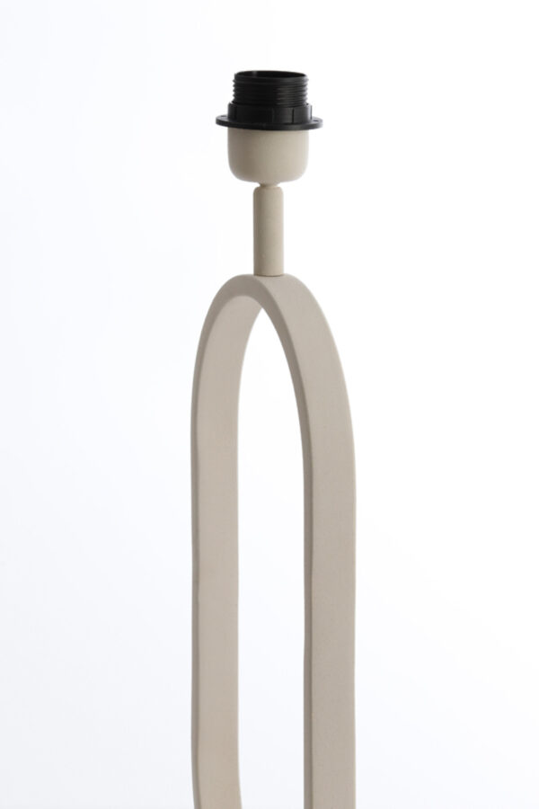 Ovaalvormige witte lampenvoet Light & Living Jamiri - H 55 cm - Image 6