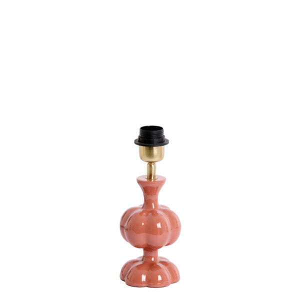 Kleine roze glimmende tafel-armatuur Light & Living Caldas - H 20 cm