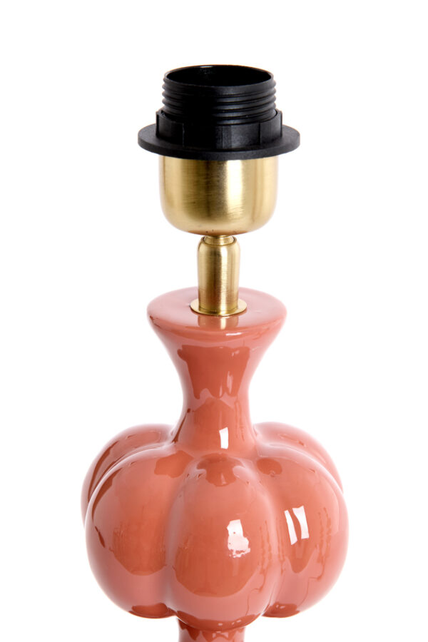 Roze ronde lampenvoet Light & Living Caldas - H 38 cm - Image 3