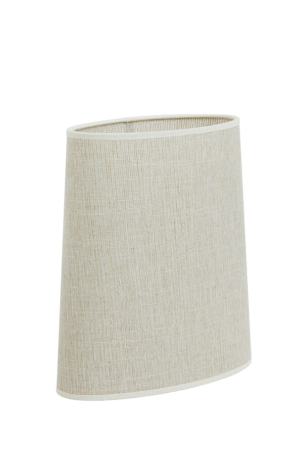 Cilindervormige beige lampenkap voor interieur Light & Living Breska - H 23 cm - Image 3