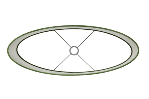 Groene cilindervormige lampenkap in kleur Light & Living Velours - H 32 cm - Image 5