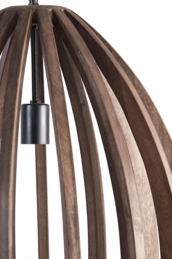 Open houten hanglamp kooi-design Light & Living Haranka - Ø 47 cm - Image 4