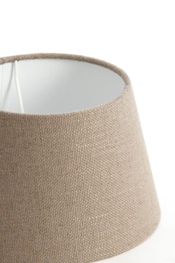 Grijze stoffen lampenkap Light & Living Livigno - Ø 15 cm - Image 3