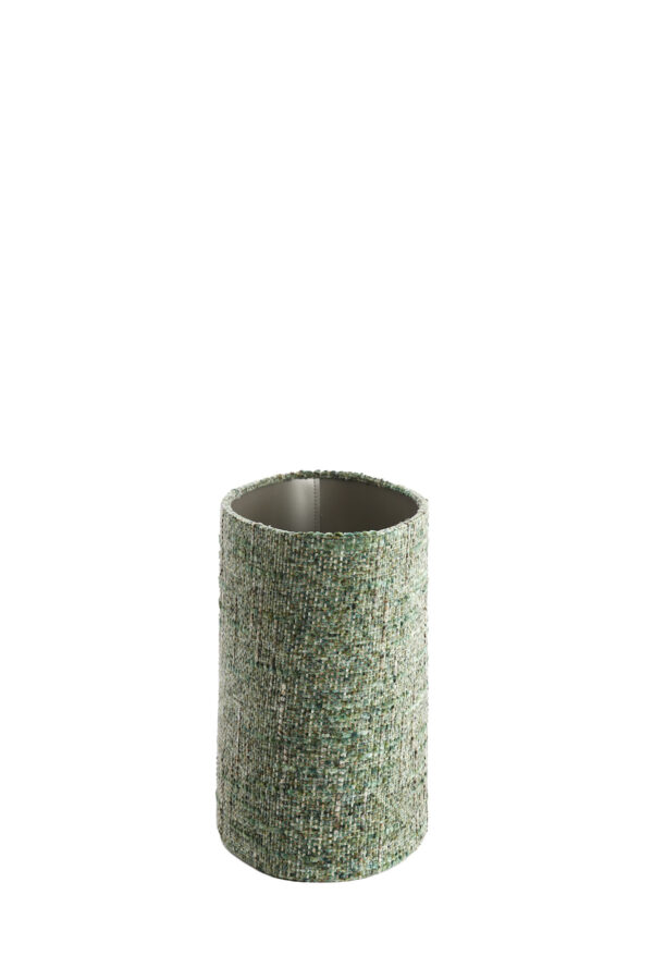 Groene stof cilindervormige lampenkap Light & Living Osire - H 28 cm - Image 4