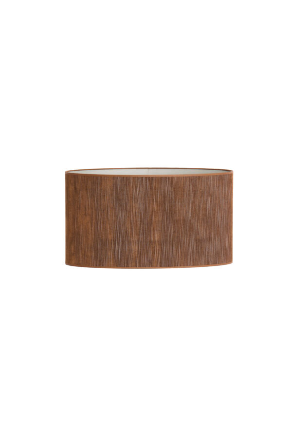 Brown cilindrical lamp shade Light & Living Penny - H 28 cm - Image 2
