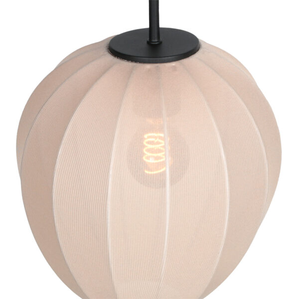 Cremekleurige japandi hanglamp Mexlite HaloSwap - Ø 25 cm - Image 4