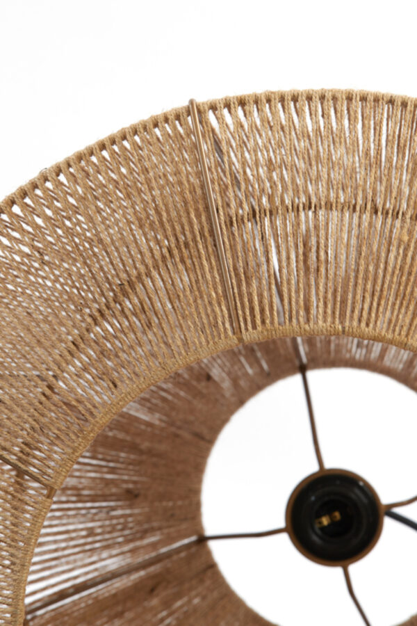 Rieten hanglamp naturel tint Light & Living Malva - Ø 60 cm - Image 7