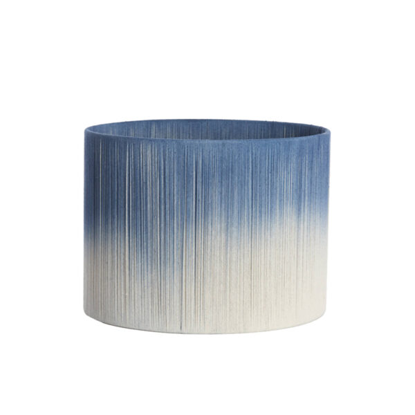 Blauwe ombre lampenkap stof Light & Living Tossa - Ø 40 cm