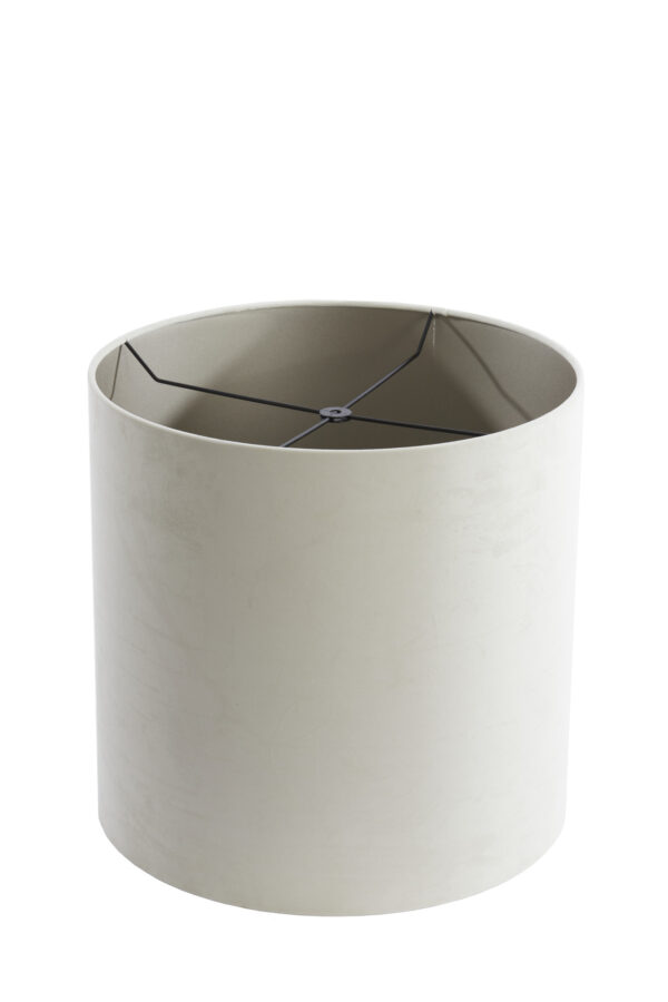 Lampenkap beige cilinder Light & Living Velours - Ø 45 cm - Image 3