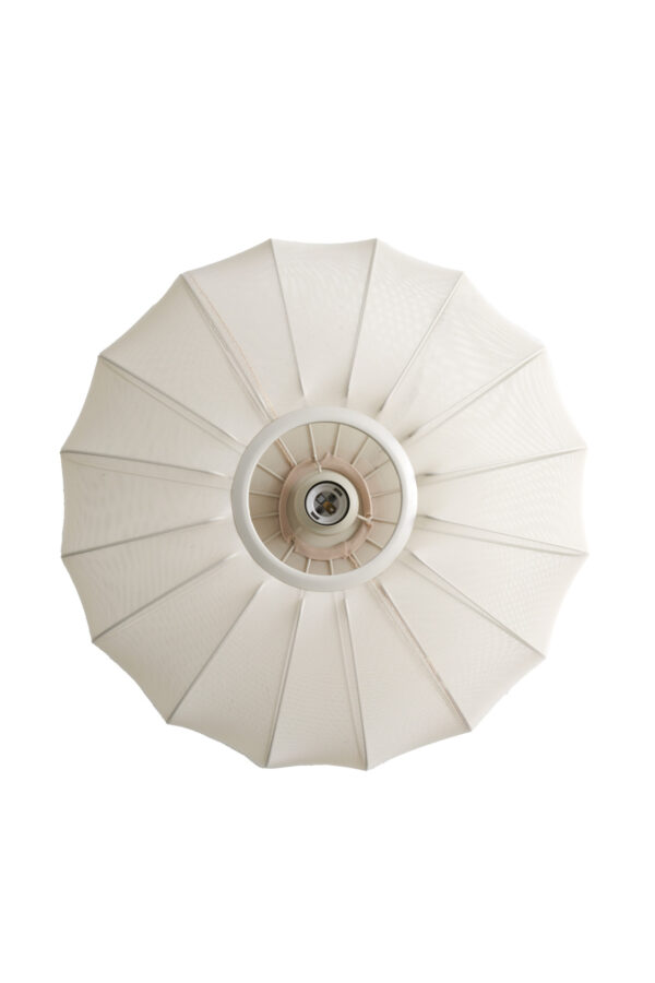 Plafondlamp rond katoen beige Light & Living Plumalia – B 50 cm - Image 3