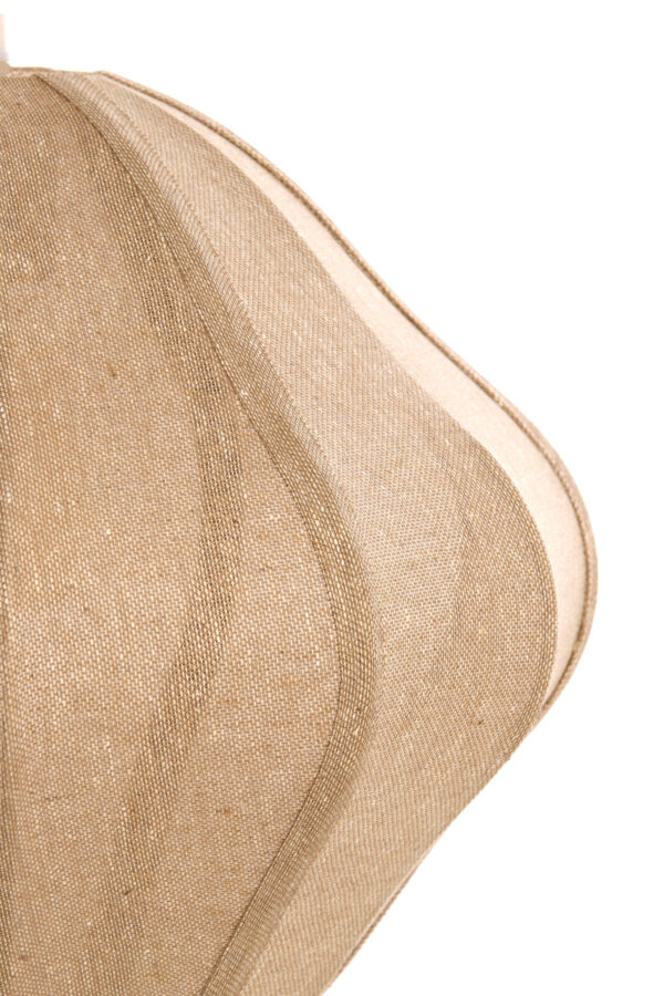 Beige ovale stoffen hanglamp Light & Living Sukau - Ø 38 cm - Image 3
