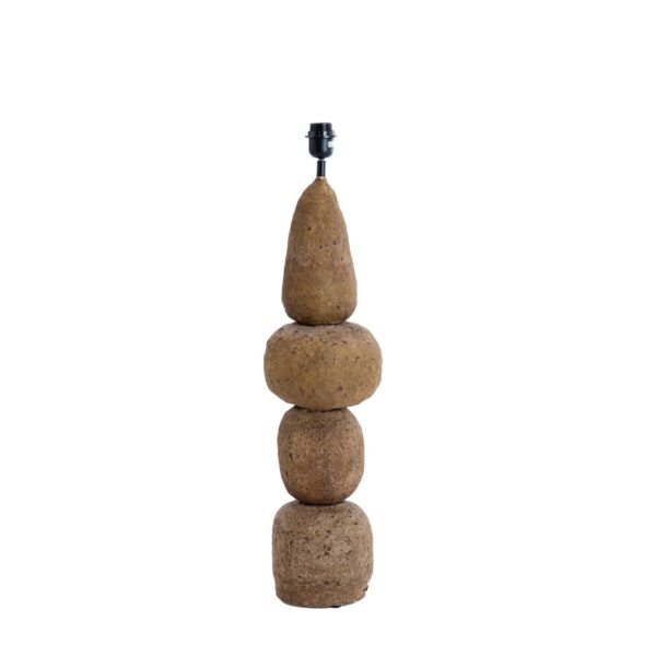 Steenachtige lampenvoet rustiek design Light & Living Marree - H 72 cm