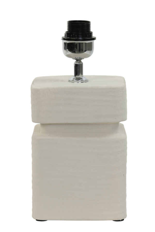 Witte vierkante lampenvoet Light & Living Amta - H 32 cm - Image 3