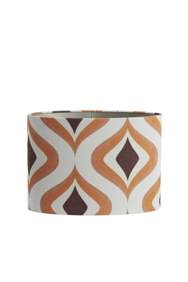 Retro lampenkap met een patroon Light & Living Cookie - H 32 cm - Image 2