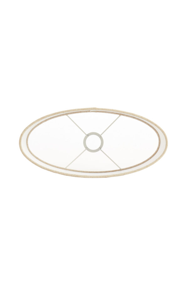 Beige cilindervormige stoffen lampenkap Light & Living Livigno - H 32 cm - Image 5