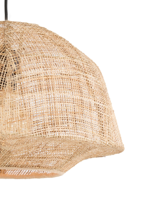 Rieten hanglamp in naturel kleur Light & Living Macul - Ø 40 cm - Image 3