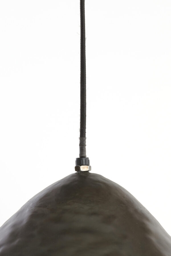 Conische metalen hanglamp zwart Light & Living Elimo - Ø 40 cm - Image 6