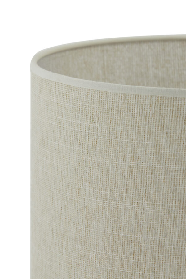 Cilindrische stoffen lampenkap beige Light & Living Breska - Ø 35 cm - Image 6