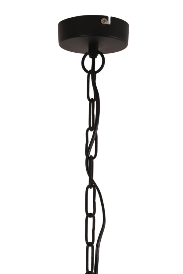 Zwarte hanglamp met industriële kap Light & Living Kylie - Ø 60 cm - Image 9