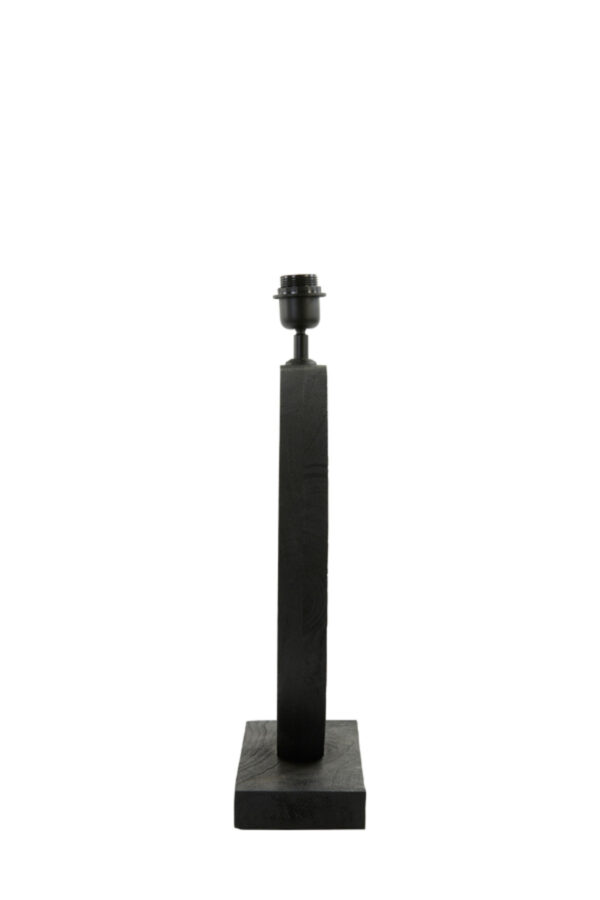 Kleine ronde zwarte lampenvoet Light & Living Tinar - H 55 cm - Image 5