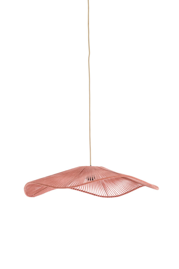Roze draad hanglamp met golvend design Light & Living Rafa - Ø 50 cm - Image 2