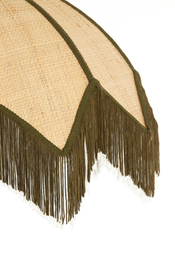 Groene hanglamp met stijlvolle franjes Light & Living Sulina - Ø 45 cm - Image 5