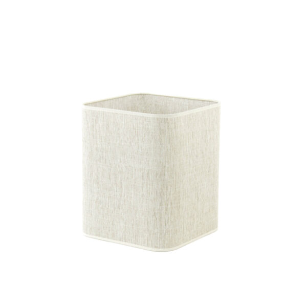 Vierkante stoffen lampenkap beige Light & Living Breska - H 30 cm