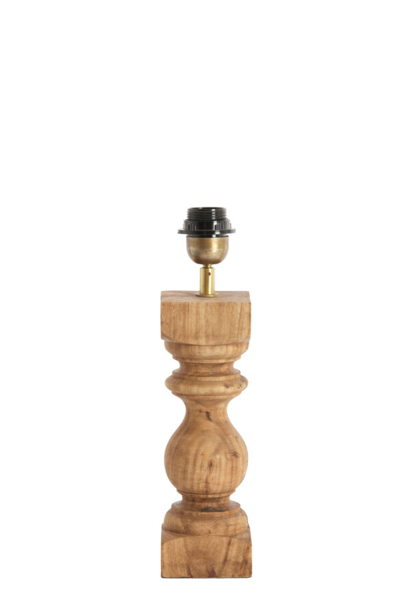 Houten lampenvoet decoratief Light & Living Cumani - H 36 cm - Image 2