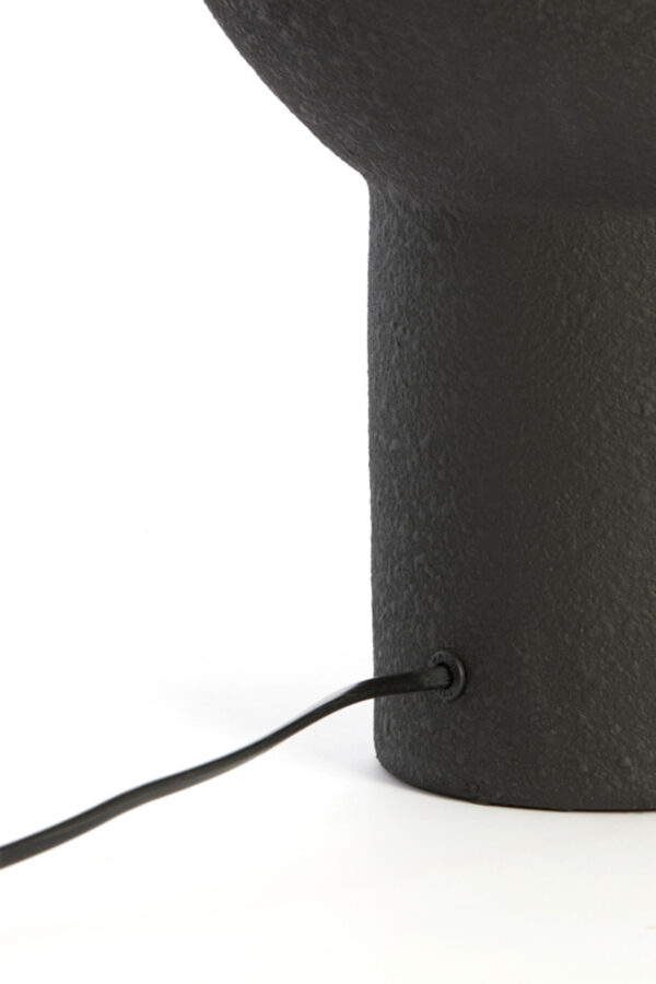 Ovale tafellamp zwart cement Light & Living Monk - H 46 cm - Image 6