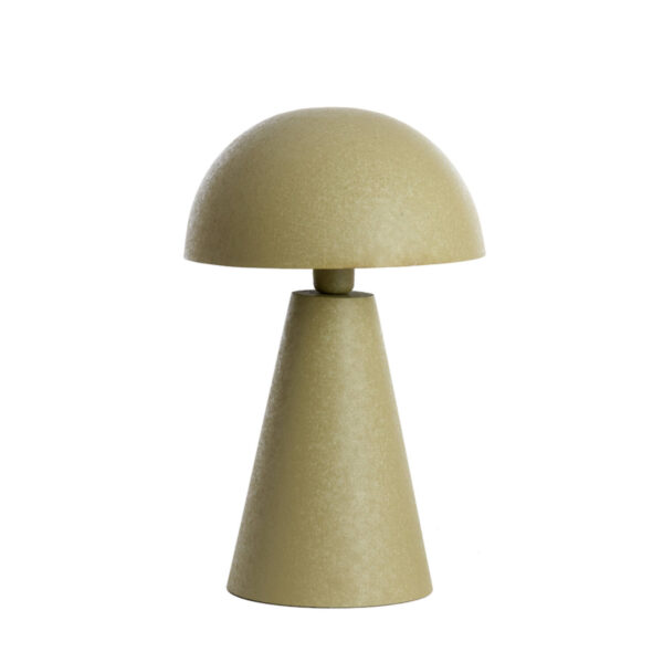 Groene cilindervormige bureaulamp Light & Living Surrina - H 49 cm