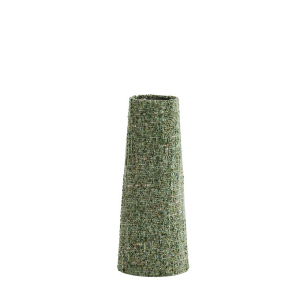 Groene stoffen cilindrische lampenkap Light & Living Osire - Ø 10,5 cm