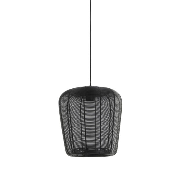 Zwarte draad hanglamp met elegant frame Light & Living Adeta - Ø 28 cm