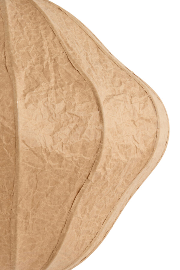 Beige papieren hanglamp met zachte vorm Light & Living Sukau - Ø 50 cm - Image 3