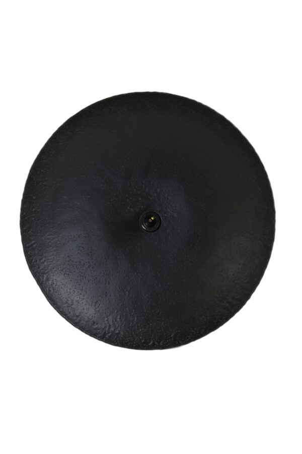 Zwarte lampenkap met stijlvolle textuur Light & Living Neva - H 12 cm - Image 3