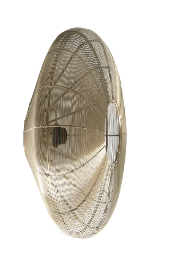 Ronde rieten hanglamp naturel Light & Living Bahoto - B 51 cm - Image 3