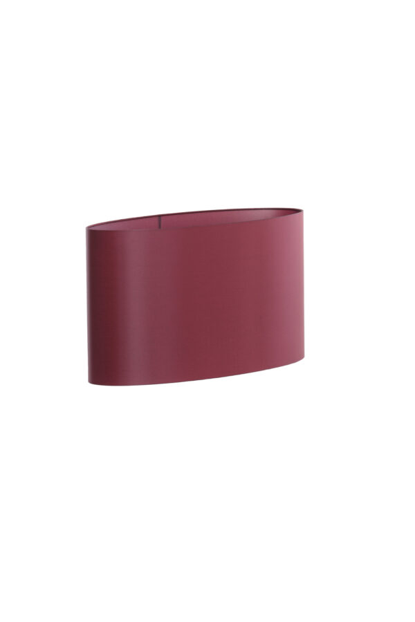 Bordeauxrode stoffen lampenkap Light & Living Imani - H 32 cm - Image 3