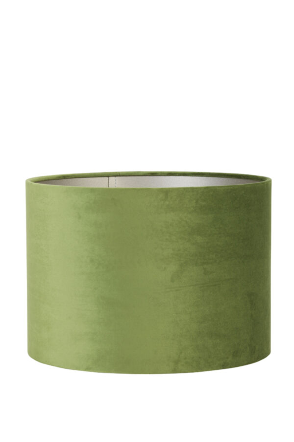Groene cilinder lampenkap in stijl Light & Living Velours - Ø 50 cm - Image 2