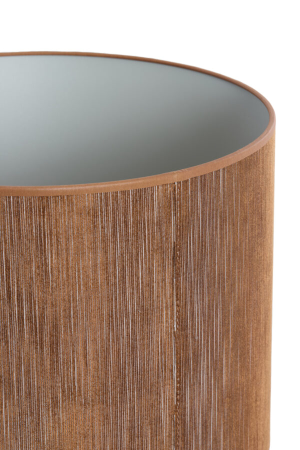 Bruine cilindrische lampenkap voor thuis Light & Living Penny - Ø 25 cm - Image 4