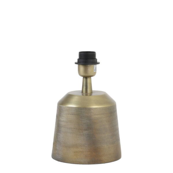 Goudkleurige metalen tafellamp Light & Living Lilou – H 18 cm