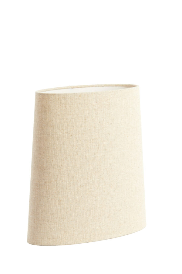 Cilindervormige beige lampenkap voor stijl Light & Living Livigno - H 36 cm - Image 3