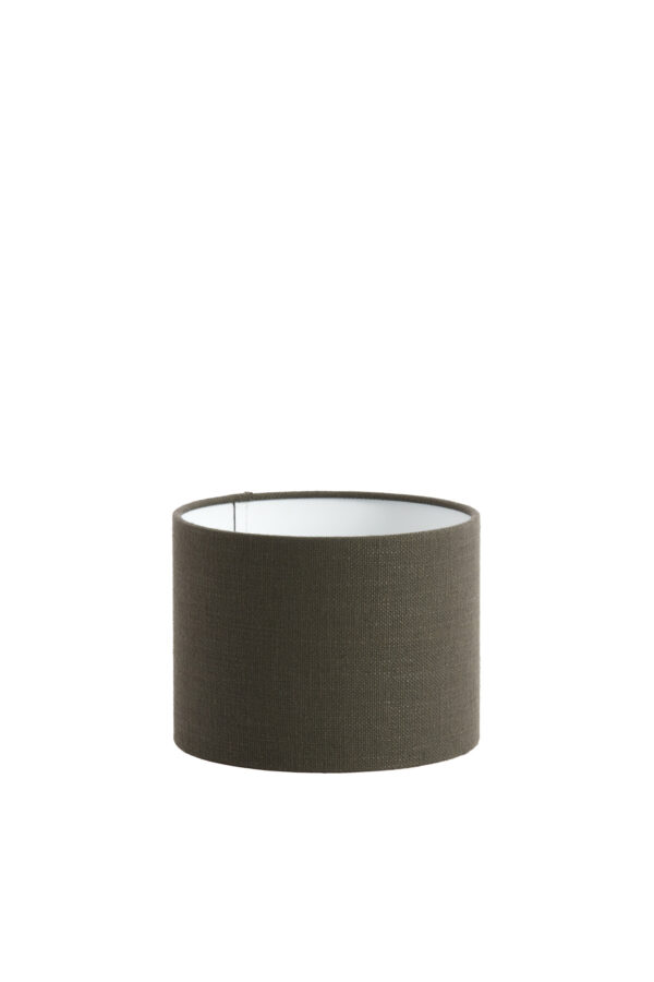 Zwarte cilindervormige lampenkap in kleur Light & Living Livigno - Ø 25 cm - Image 2