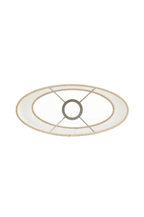 Beige stof lampenkap in cilinder vorm Light & Living Livigno - H 33 cm - Image 6