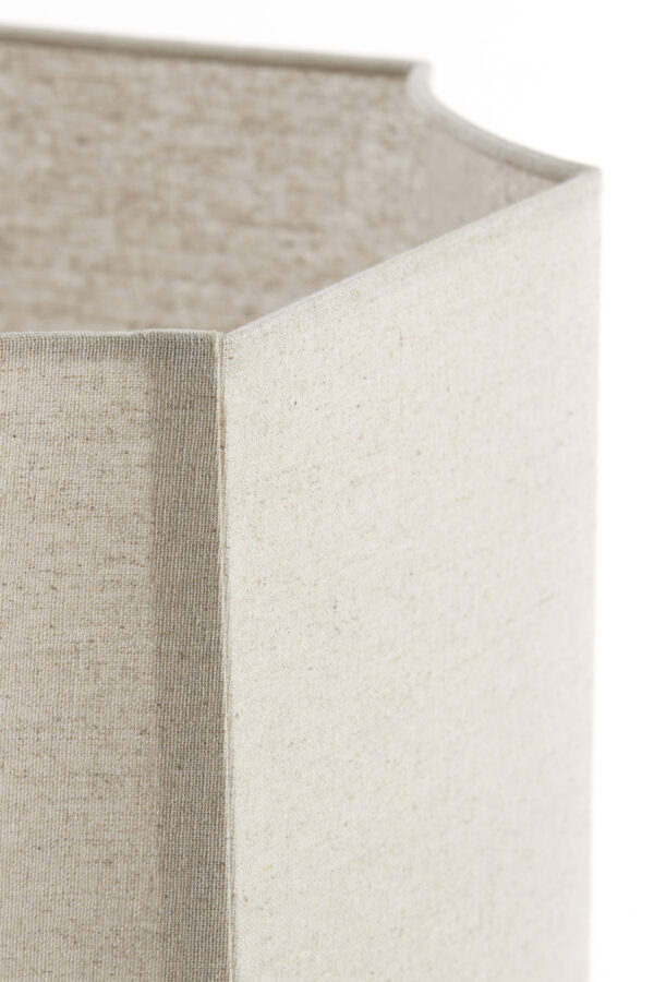 Beige lampenkap zeshoekig Light & Living Dasli - Ø 35 cm - Image 6